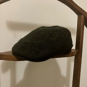 Classic Herringbone Flat Cap